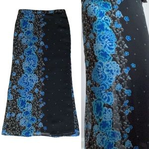 Vintage HYSTERIC GLAMOUR Blue Flower Print Skirt